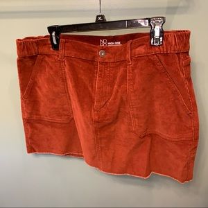 NOBO High Rise Corduroy Skirt (XXL)